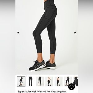 Super Sculpt High-Waisted 7/8 Yoga Leggings Sweaty Betty